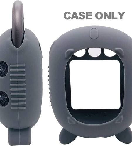 Silicone Cover Case for JBL Clip 4 Portable Bluetooth Speaker, Protective Carrying Case for JBL Clip 4 Portable Bluetooth Speaker Stand up Holder(Case Only) (Grey)