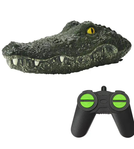 RC Boat Simulation Crocodile Head 2.4G Remote Control Joke Alligator Decoy Electric Toys Summer Water Spoof Robot Toys Gift