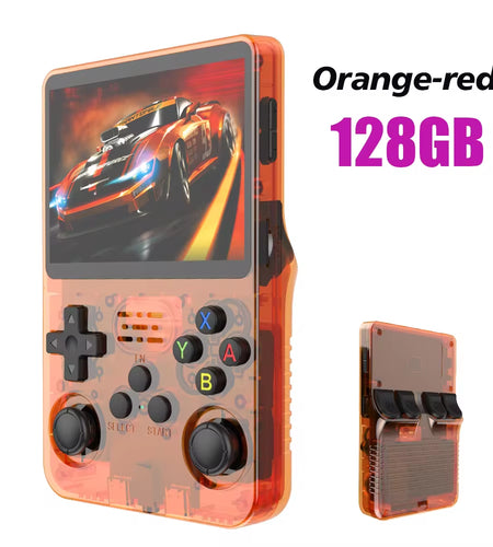 R36S Retro Handheld Video Game Console Linux System 3.5 Inch IPS Screen R35S Pro Portable Pocket Video Player 64GB Games