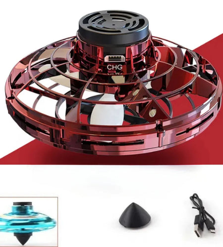 Creative Outdoor Fun Boomerang Fidget Spinner Hand Controlled Mini Drone UFO Flying Toy 360 Degree Rotating Magic Flying Spinner