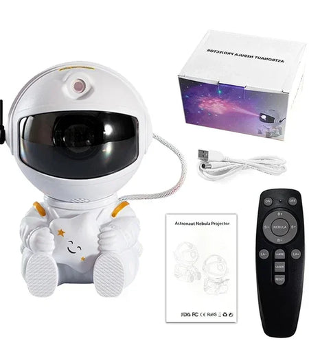 Galaxy Star Astronaut Projector LED Night Light Starry Sky Porjectors Lamp Decoration Bedroom Room Decorative for Children Gifts