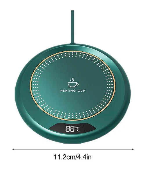 Load image into Gallery viewer, Mini Portable 55 65 75° USB Cup Warmer Coffee Mug Heating Coaster Smart Thermostatic Hot Plate Milk Tea Water Heating Pad Heater
