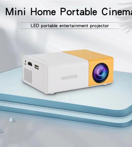 YG300 Micro Portable LED Outdoor Mini HD 1080P Mobile Projector Kids Projector Ultra Clear Projector, Mini Portable Projector